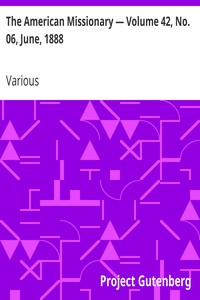 The American Missionary — Volume 42, No. 06, June, 1888