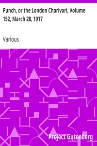 pg14856.cover_.medium-1.jpg Punch, or the London Charivari, Volume 152, March 28, 1917 - Image 1