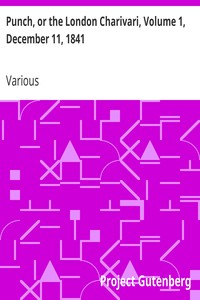 pg14940.cover_.medium-1.jpg Punch, or the London Charivari, Volume 1, December 11, 1841 - Image 1
