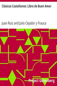 Clásicos Castellanos: Libro de Buen Amor