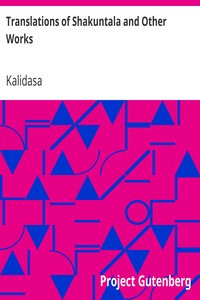 Translations of Shakuntala and Other Works