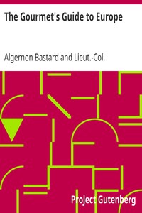 The Gourmet's Guide to Europe