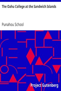 The Oahu College at the Sandwich Islands