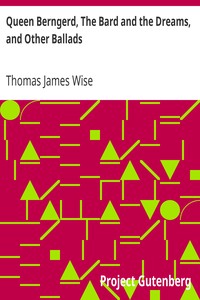 Queen Berngerd, The Bard and the Dreams, and Other Ballads