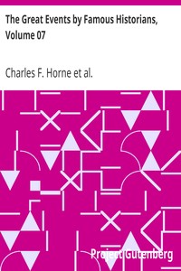 The Great Events by Famous Historians, Volume 07