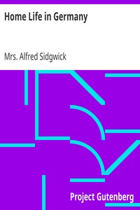 Home Life in Germany