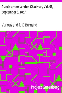 pg29679.cover_.medium-1.jpg Punch or the London Charivari, Vol. 93, September 3, 1887 - Image 1