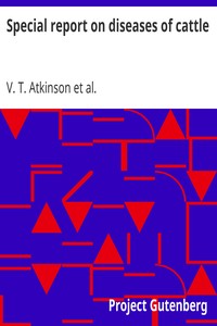 Special report on diseases of cattle