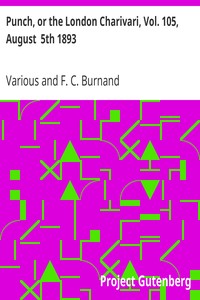 Punch, or the London Charivari, Vol. 105,  August  5th 1893