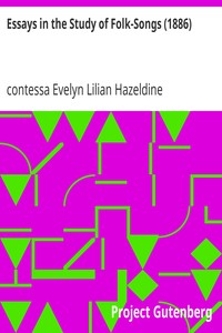 Essays in the Study of Folk-Songs (1886)