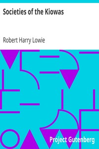 Societies of the Kiowas