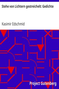 Stehe von Lichtern gestreichelt: Gedichte