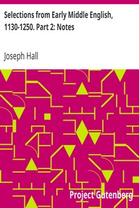 pg43555.cover_.medium-1.jpg Selections from Early Middle English, 1130-1250. Part 2: Notes - Image 1