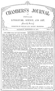Chambers's Journal of Popular Literature, Science, and Art, No. 718: September 29, 1877