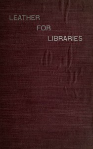 Leather for Libraries