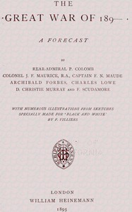 The Great War of 189-: A Forecast