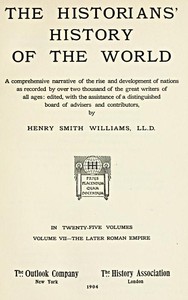 The historians' history of the world in twenty-five volumes, volume 07