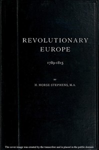 Revolutionary Europe, 1789-1815