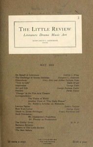 The Little Review, May 1914 (Vol. 1., No. 3)