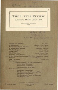 The Little Review, June 1914 (Vol. 1, No. 4)