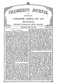 Chambers's Journal of Popular Literature, Science, and Art, No. 752, May 25, 1878
