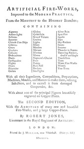 Artificial fire-works