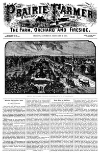 Prairie Farmer, Vol. 56: No. 5, February 2, 1884.: A Weekly Journal for the Farm, Orchard and Fireside