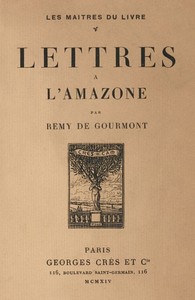 Lettres à l'Amazone