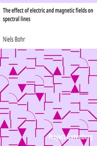 On the effect of electric and magnetic fields on spectral lines