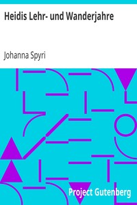 Heidis Lehr- und Wanderjahre