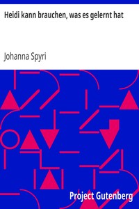 Heidi kann brauchen, was es gelernt hat