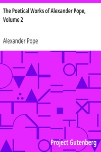 pg9601.cover_.medium-1.jpg The Poetical Works of Alexander Pope, Volume 2 - Image 1